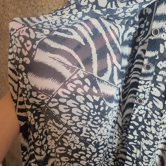 Wemen light maxi dress / cardigan - Picture 8 of 9